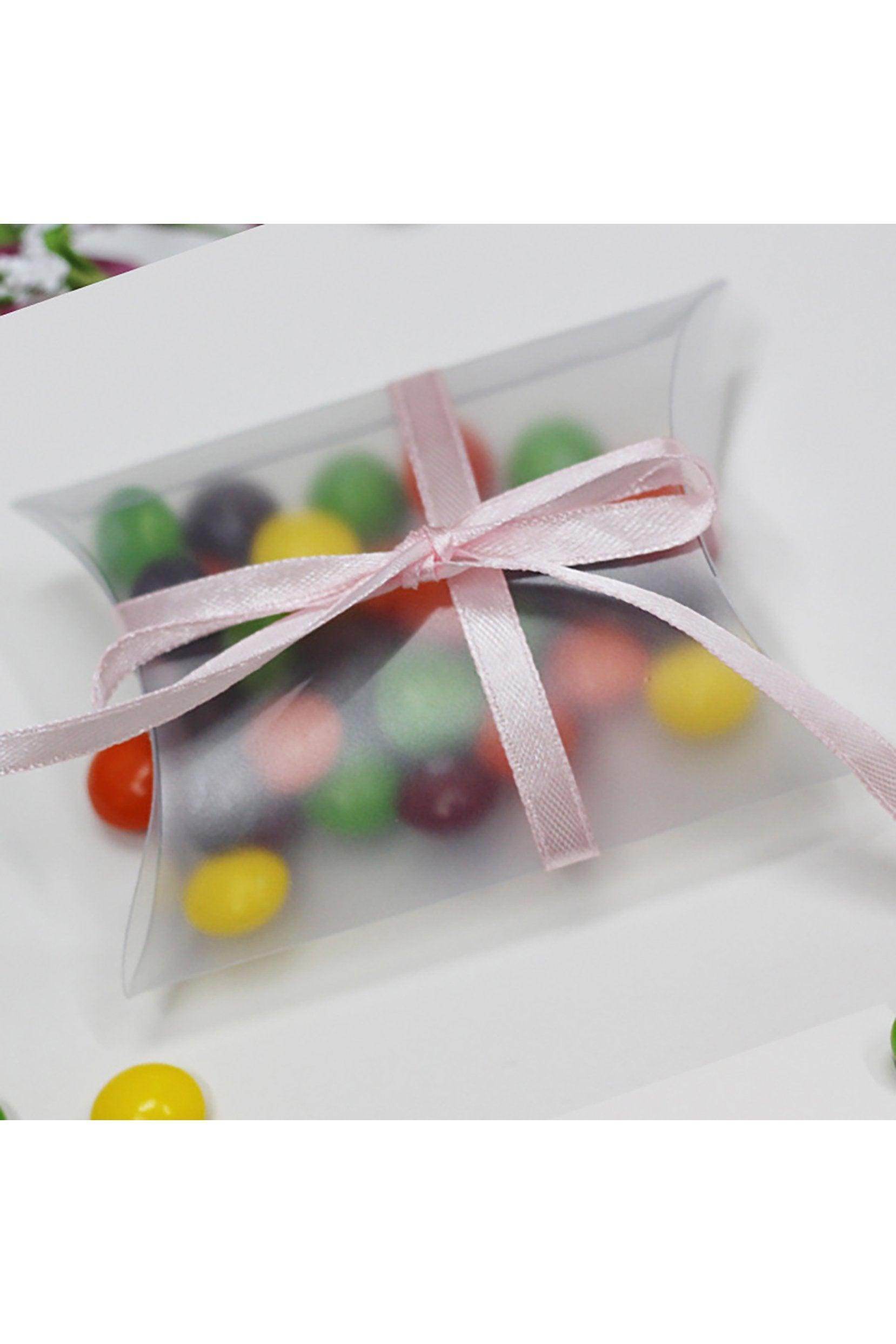 Frosted Pillow Boxes for Favors CGF0252 (Set of 12 pcs) - COCOMELODY